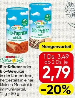 Spar Bio-Kräuter oder Bio-Gewürze Angebot