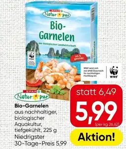 Spar Bio Garnelen Angebot