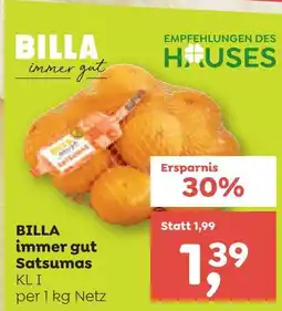 ADEG Billa immer gut Satsumas Angebot