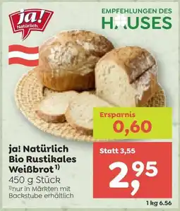 ADEG Ja! natürlich bio rustikales weißbrot¹ Angebot