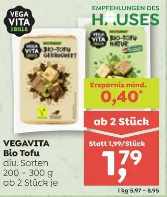 ADEG Vegavita bio tofu Angebot
