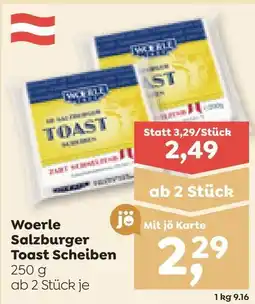ADEG Woerle salzburger toast scheiben Angebot