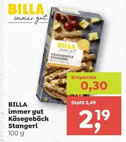 ADEG Billa immer gut käsegebäck stangerl Angebot