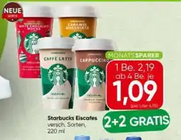 Spar Starbucks Eiscafes Angebot