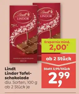 ADEG Lindt Lindor Tafel schokolade Angebot