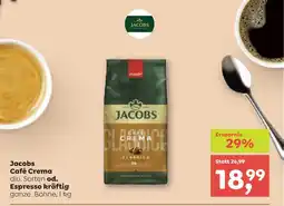 ADEG Jacobs Café Crema od. Espresso kräftig Angebot