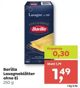 ADEG Barilla Lasagneblätter ohne Ei Angebot