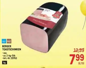 Berger toastschinken