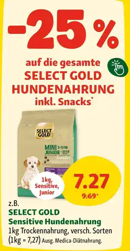 Fressnapf Select gold Sensitive Hundenahrung Angebot