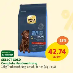 Fressnapf Select gold complete hundenahrung Angebot
