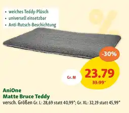Fressnapf AniOne Matte Bruce Teddy Angebot