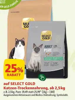 Fressnapf Auf select gold Katzen Trockennahrung Angebot