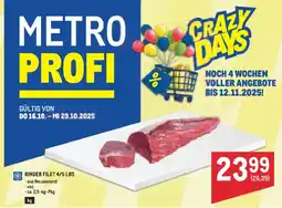 Metro Rinder filet Angebot