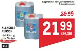 Metro Allacher punsch Angebot