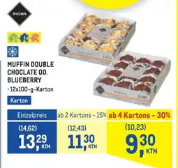 Metro Muffin double choclate od. blueberry Angebot