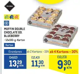 Metro Muffin double choclate od. blueberry Angebot
