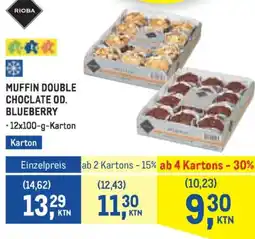 Metro Muffin double choclate od. blueberry Angebot