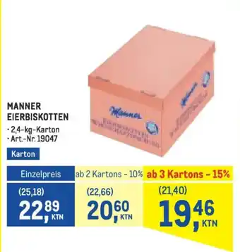 Manner eierbiskotten