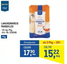 Metro Langkornreis parboiled Angebot