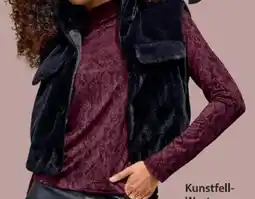 NKD Kunstfell Weste Angebot
