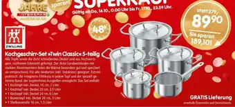 Interspar Kochgeschirr-Set Twin Classic 5-teilig Angebot