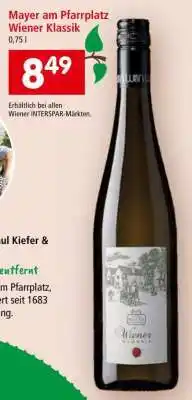 Interspar MAYER AM PFARRPLATZ Wiener Klassik Angebot