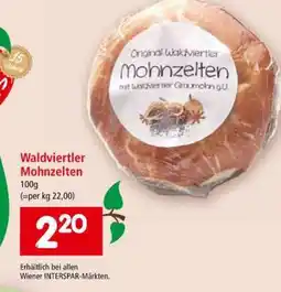 Interspar Waldviertler Mohnzelten Angebot