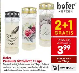 Interspar Hofer Premium Motivlicht 7 Tage Angebot