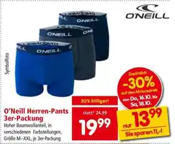 Interspar O'Neill Herren-Pants 3er-Packung Angebot