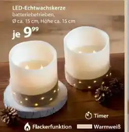 NKD LED Echtwachskerze Angebot
