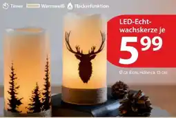 NKD LED Echt wachskerze Angebot
