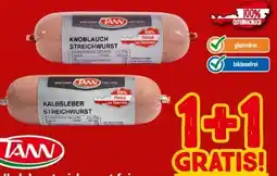 Interspar Tann Kalbsleberstreichwurst Angebot