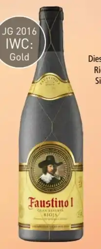 Interspar Faustino I Gran Reserva Rioja Angebot