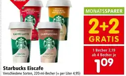 Interspar Starbucks Eiskaffee Angebot