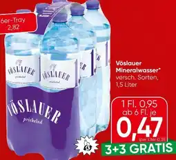 Spar Vöslauer Mineralwasser Angebot