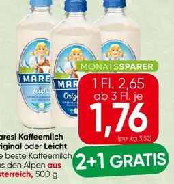 Spar Maresi Kaffeemilch Original Angebot
