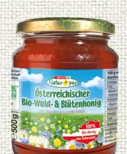 Spar Spar Natur pur Österreichischer Bio-Wald-Blütenhonig Angebot