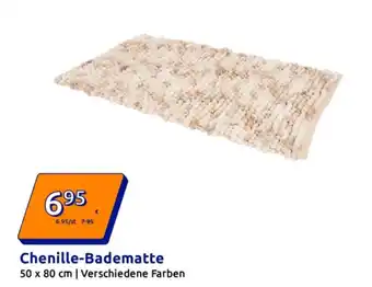 Action Chenille-Badematte Angebot