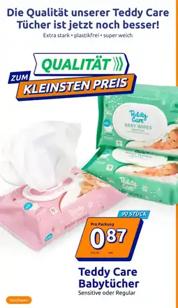 Action Teddy Care Babytücher Angebot