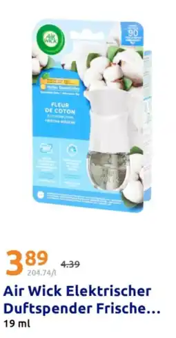 Action Air Wick Elektrischer Duftspender Frische Angebot