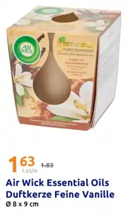 Action Air Wick Essential Oils Duftkerze Feine Vanille Angebot
