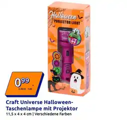 Action Craft Universe Halloween- Taschenlampe mit Projektor Angebot