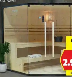 Hofer Home Deluxe Sauna Shadow Angebot