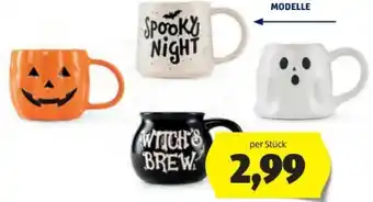 Hofer Crofton Halloween Tasse Angebot