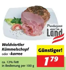 Nah&Frisch Waldviertler kümmelschopf oder -karree Angebot