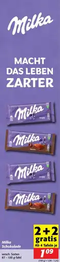 Nah&Frisch Milka Schokolade Angebot