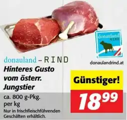 Nah&Frisch Hinteres gusto vom österr. jungstier Angebot
