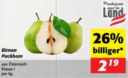 Nah&Frisch Birnen packham Angebot