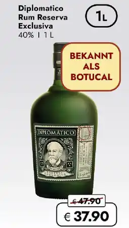 Travel FREE Diplomatico rum reserva exclusiva Angebot