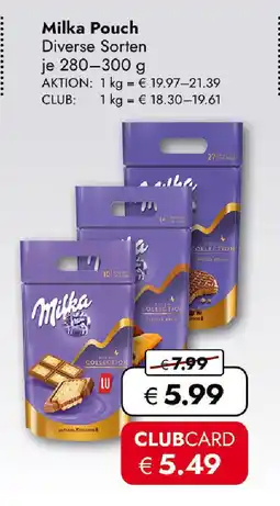 Travel FREE Milka pouch Angebot